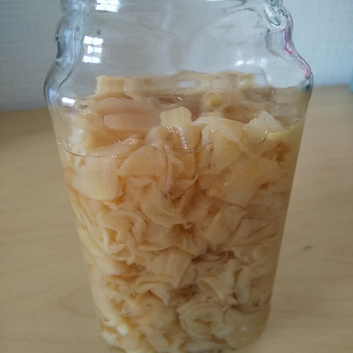 家庭の味!とても美味しい新生姜の甘酢漬け
